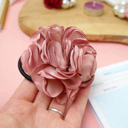 Imaginea din Elastic cu trandafir - roz