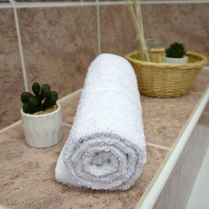 Imaginea din Prosop 100% bumbac 70 x 120 cm - alb