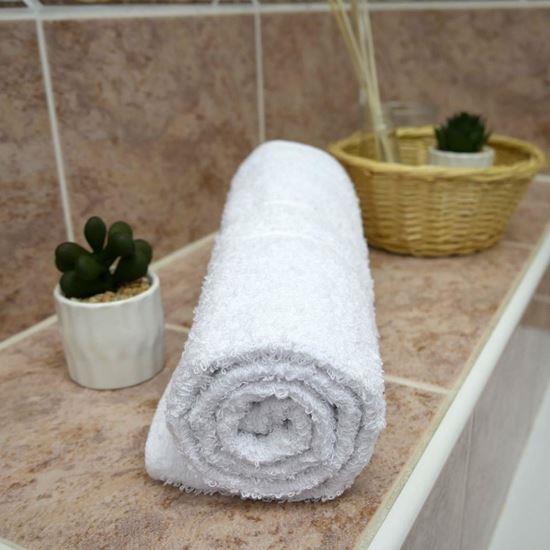 Imaginea din Prosop 100% bumbac 70 x 120 cm - alb