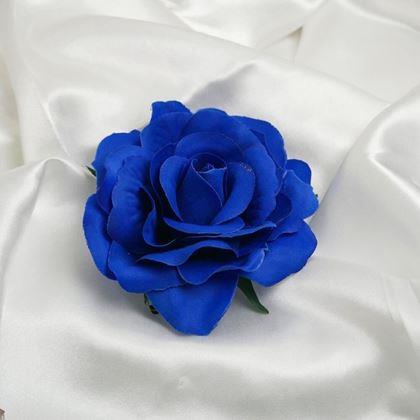 Imaginea din Spangă cu trandafir - albastră