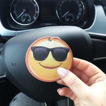 Imaginea din Miros pentru mașină - Smiley - Nucă de cocos