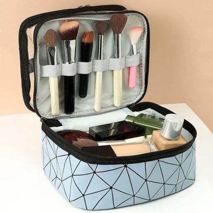 Imaginea din Organizator cosmetice cu două niveluri - albastru