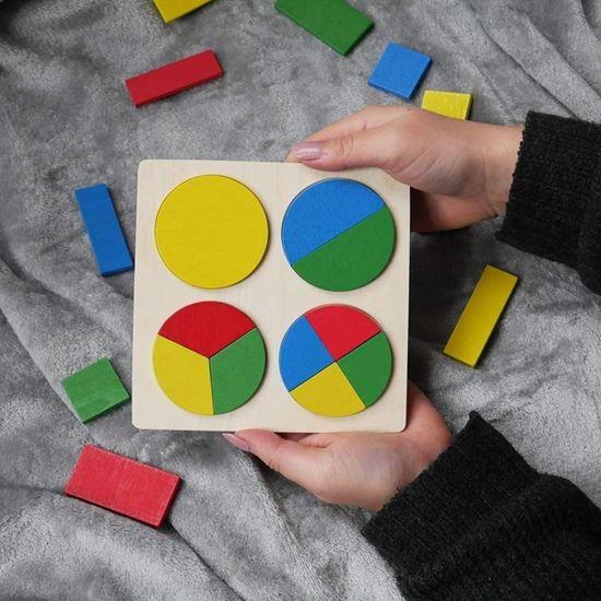 Imaginea din Puzzle geometrice pentru copii - cercuri