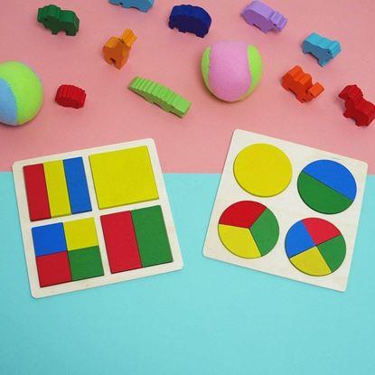 Imaginea Puzzle geometrice pentru copii