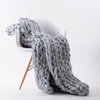 Imaginea din Fir de tricotat manual - gri