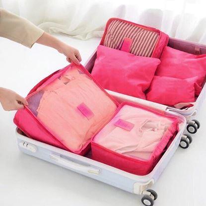 Imaginea Set organizatoare pentru călătorie în valiză