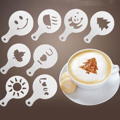 Imaginea Șabloane pentru decorarea cafelei