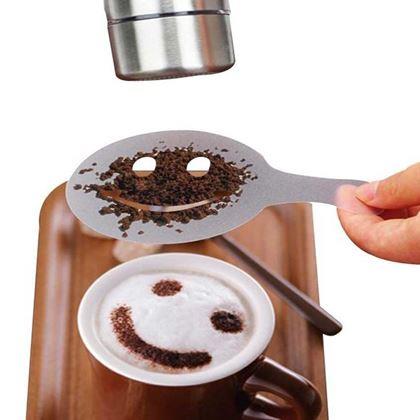 Imaginea din Șabloane pentru decorarea cafelei