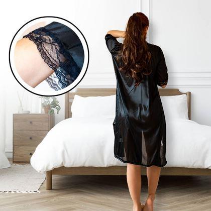 Imaginea din Sexy halat - negru