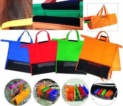 Imaginea din Set de sacoșe de cumpărături pentru coșul de cumpărături