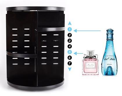 Imaginea din Organizator cosmetic rotativ - negru