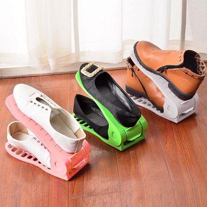 Imaginea din Organizator pantofi plastic - roz