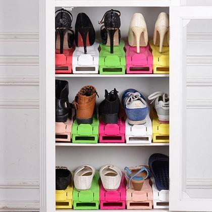 Imaginea din Organizator pantofi plastic - roz