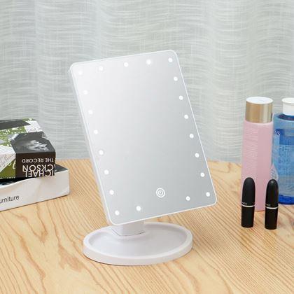 Imaginea din Oglindă cosmetică de mărire 22 LED-uri
