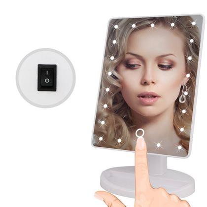 Imaginea din Oglindă cosmetică de mărire 22 LED-uri