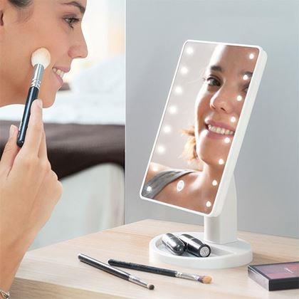 Imaginea din Oglindă cosmetică de mărire 22 LED-uri