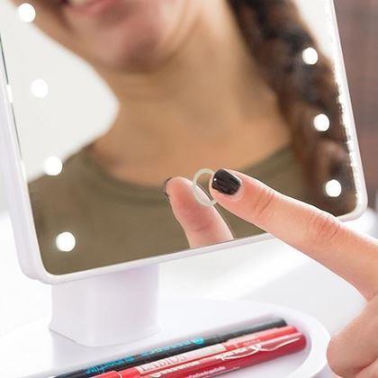 Imaginea din Oglindă cosmetică de mărire 22 LED-uri