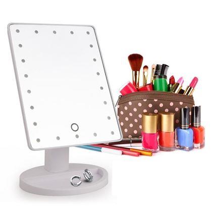 Imaginea din Oglindă cosmetică de mărire 22 LED-uri