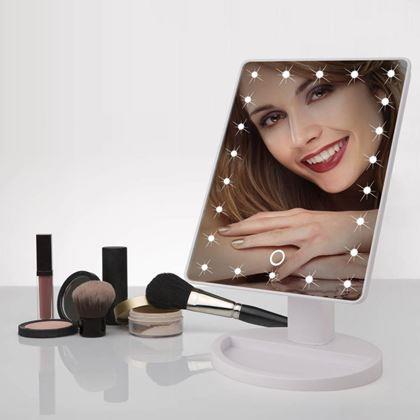 Imaginea din Oglindă cosmetică de mărire 22 LED-uri