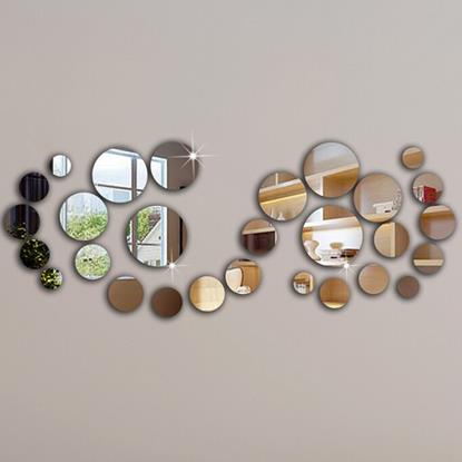 Imaginea Etichete pentru perete/oglindă - rotițe