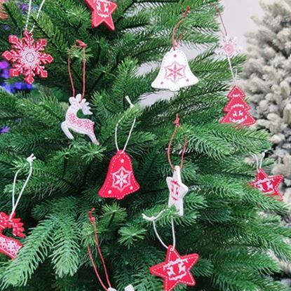 Imaginea Set de ornamente din lemn 12 bucăți