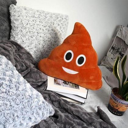 Imaginea din Pernă emoji - poop