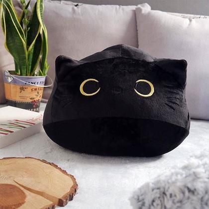 Imaginea din Pernă pisică neagră