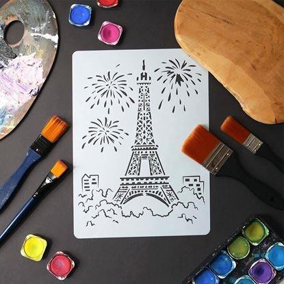 Imaginea Șablonă cu motivul Turnului Eiffel