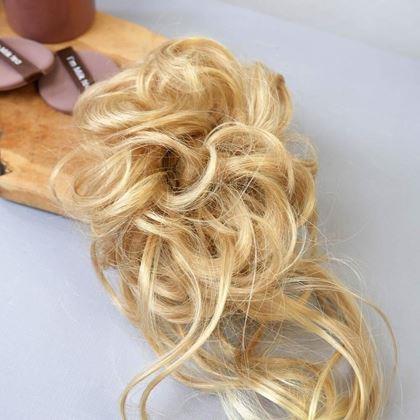 Imaginea din Extensie de păr coc - blond deschis