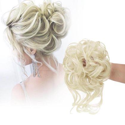 Imaginea din Accesorii pentru păr - coc elegant - blond