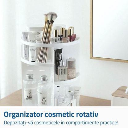 Imaginea Organizator cosmetic rotativ