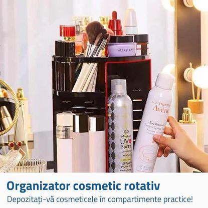 Imaginea Organizator cosmetic rotativ