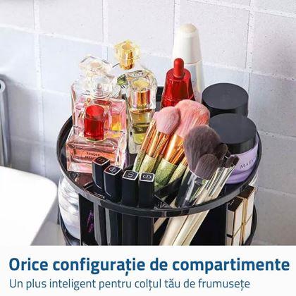 Imaginea din Organizator cosmetic rotativ - negru