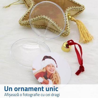 Imaginea Decorațiune de Crăciun personalizată pentru propria fotografie