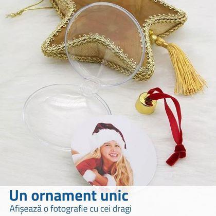 Imaginea din Decorațiune de Crăciun personalizată pentru propria fotografie