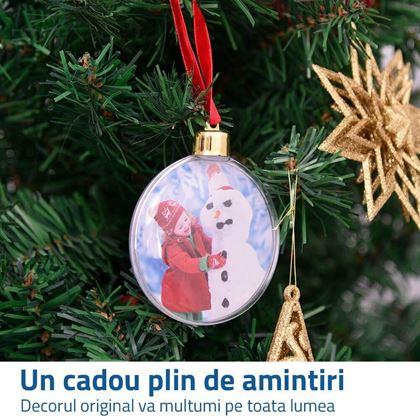 Imaginea din Decorațiune de Crăciun personalizată pentru propria fotografie