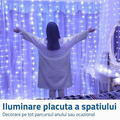 Imaginea Perdea luminoasă cu telecomandă