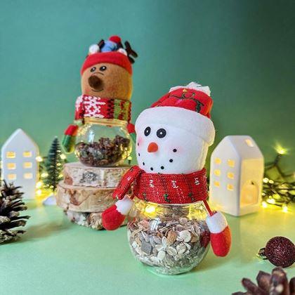 Imaginea din Cutie de Crăciun - Om de zăpadă