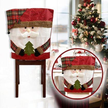 Imaginea din Învelitoare pentru scaun de Crăciun - Moș Crăciun