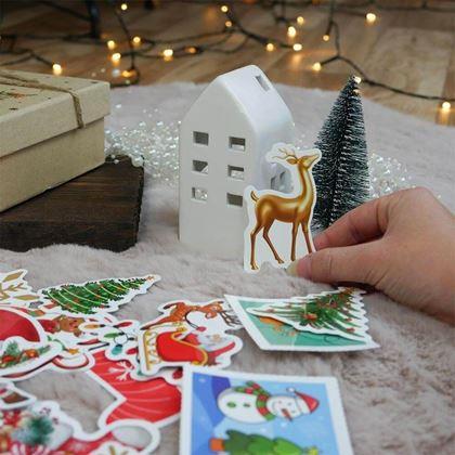 Imaginea din Sticker-uri decorative de Crăciun - 50 de bucăți
