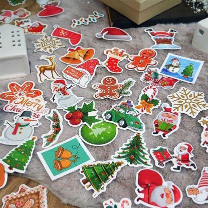 Imaginea Sticker-uri decorative de Crăciun - 50 de bucăți