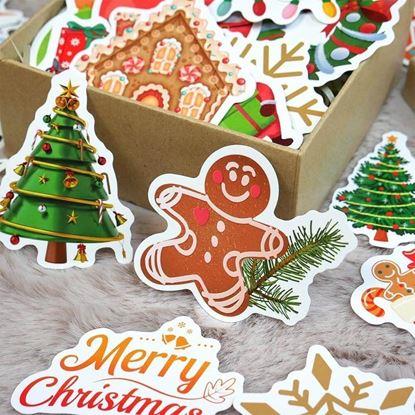 Imaginea Sticker-uri decorative de Crăciun - 50 de bucăți