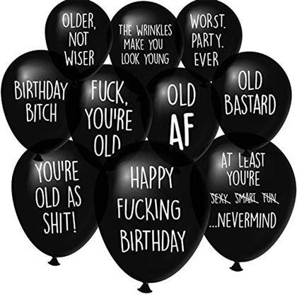 Imaginea din Baloane pentru ziua de naștere cheeky 10 buc