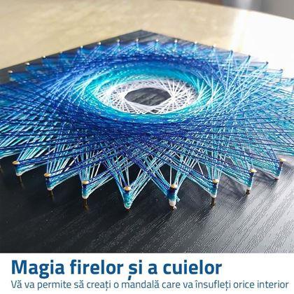 Imaginea din Set creativ String Art - Mandala