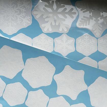 Imaginea din Abtibilduri pentru geam - fulgi de zăpadă