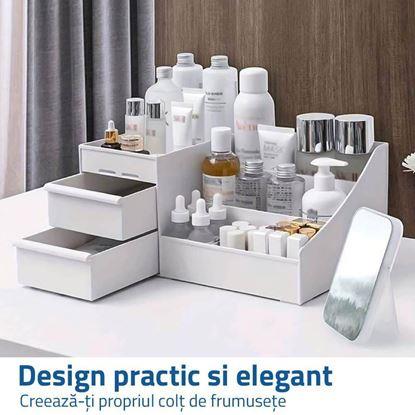 Imaginea Organizator cosmetic cu sertare