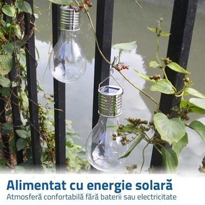 Imaginea din Iluminator decorativ solar - bec