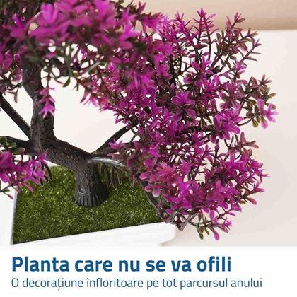 Imaginea din Bonsai artificial - violetă