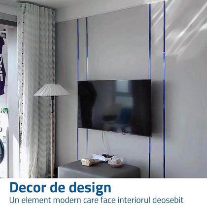 Imaginea din Bandă decorativă lucioasă - albastru