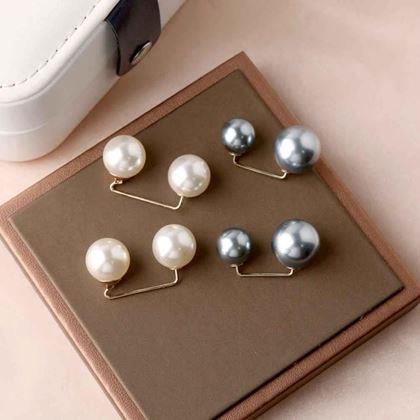 Imaginea din Agrafă pAgrafă de haine cu perle 5 bucentru haine perle 3 buc